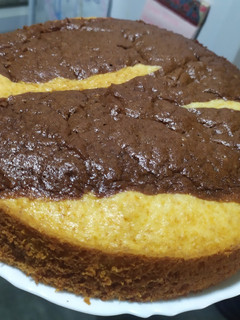 Una foto de Torta marmolada sencilla
