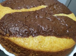Una foto de Torta marmolada sencilla