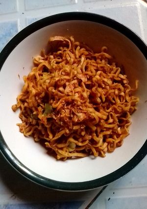 Foto resep Mie goreng bumbu rendang