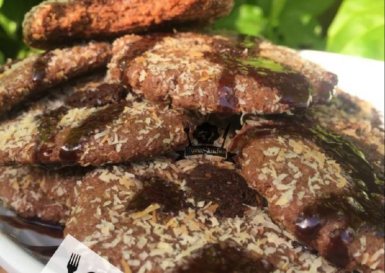 Flourless Choco coconut cookies 🍪
