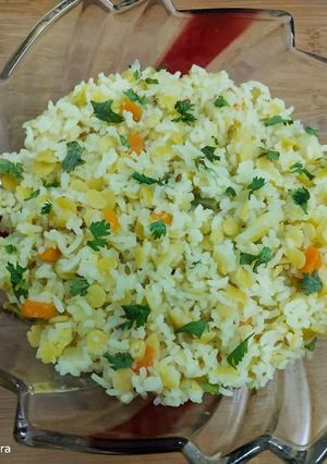 A picture of Moong Dal Khichidi.