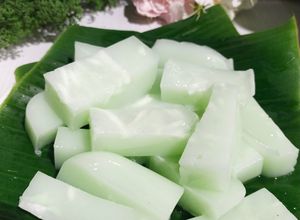Foto resep Puding kelapa nutrijel melon