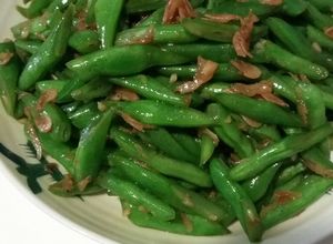 Foto resep Tumis buncis udang kering(jawa=gremut)