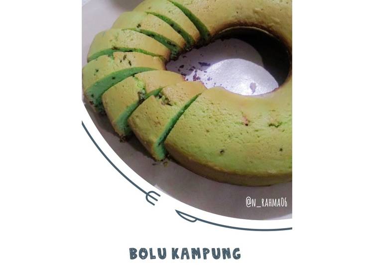 Bolu Kampung (no baking powder, takaran gelas belimbing)