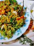 Leftover rice with mixveg Briyani