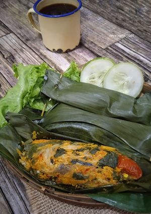 Foto resep Pepes Daun Singkong Ikan Tongkol