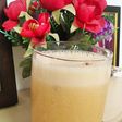 Orange banana smoothies