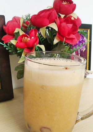 Foto resep Orange banana smoothies