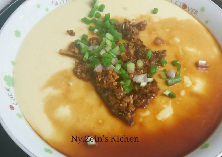 Telur kukus rasa tahu (Telur + air = kukus) Mudah dan enak