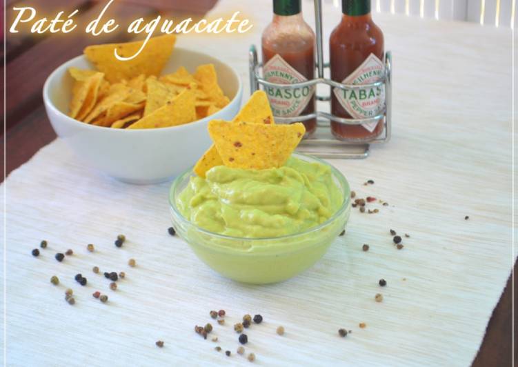 Paté de aguacate.(Thermomix)