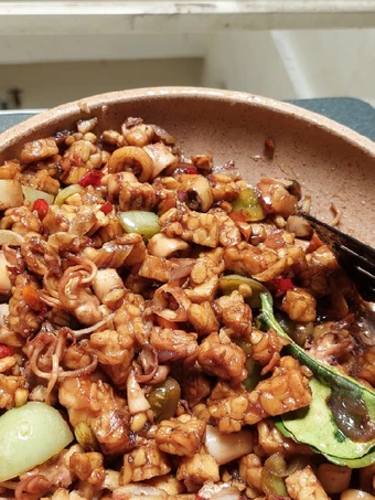 Cara Mudah Menyiapkan Resep  Tumis Cumi Asin Tempe yang Sempurna, Lezat
