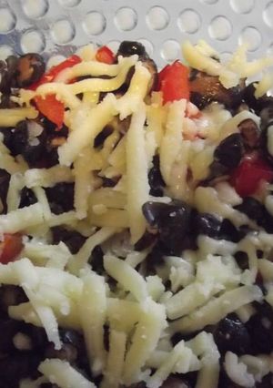 Una foto de Frijoles gratinados