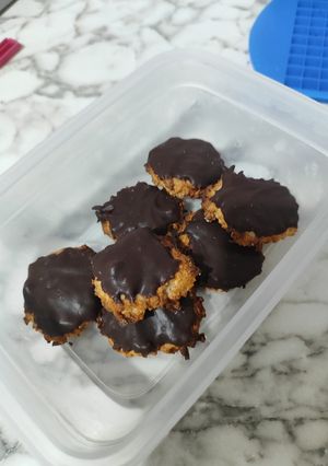 Una foto de Galletas de Coco y Plátano