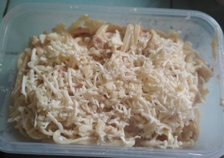 Light Spicy Creamy Fettucini