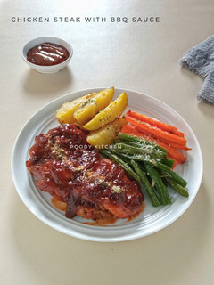 Foto resep Chicken Steak with BBQ Sauce