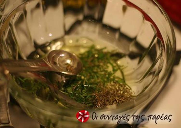 Recipe of Homemade Olive oil with five flavors