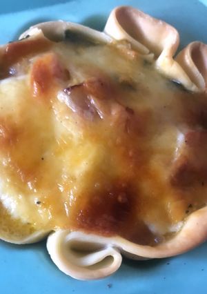 Una foto de Mini tartaletas de espinaca