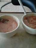Helados de guayaba con leche