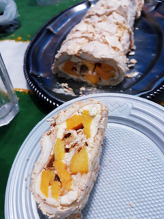 Una foto de Pavlova enrollada♥