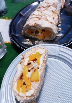 Una foto de Pavlova enrollada♥