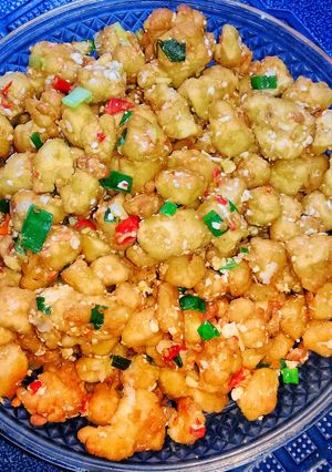 Foto resep Tahu Krispi Saus Telur Asin