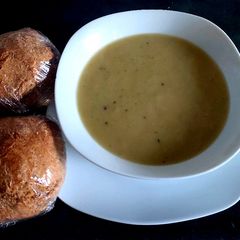 A picture of My Onion & Celery Soup.