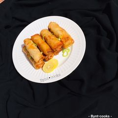 Fish spring rolls A picture of Fish spring rolls.
