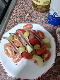 Una foto de Ensalada de anchoas