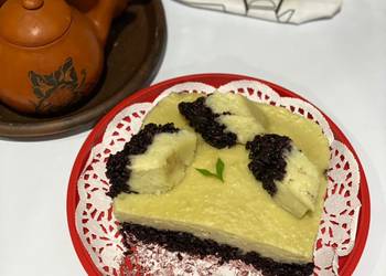 Masakan Populer Kue Talam Ketan Hitam Sedap