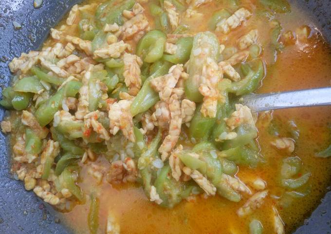 Resep Oseng tempe oyong yang Lezat