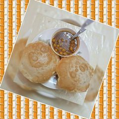 A picture of Amritsari Chole Bhature.