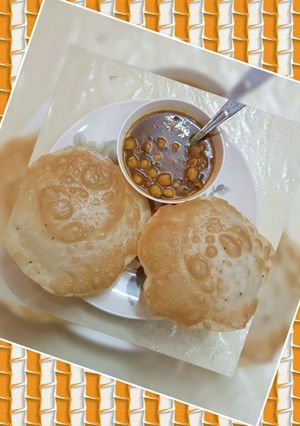 A picture of Amritsari Chole Bhature.
