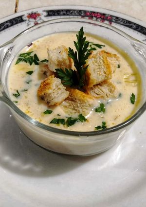 Una foto de Soupe a la bière (Sopa de Cerveza)