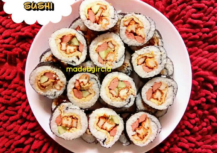 Resep masakan Homemade Kimbab/Sushi (madebyircia) | Cara Membuat Homemade Kimbab/Sushi (madebyircia) Yang Bisa Manjain Lidah