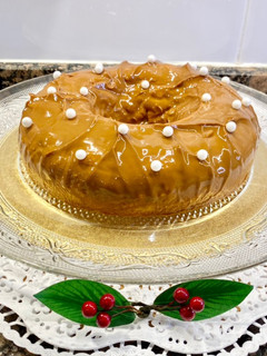 Una foto de Pudín con dulce de leche “sin gluten”