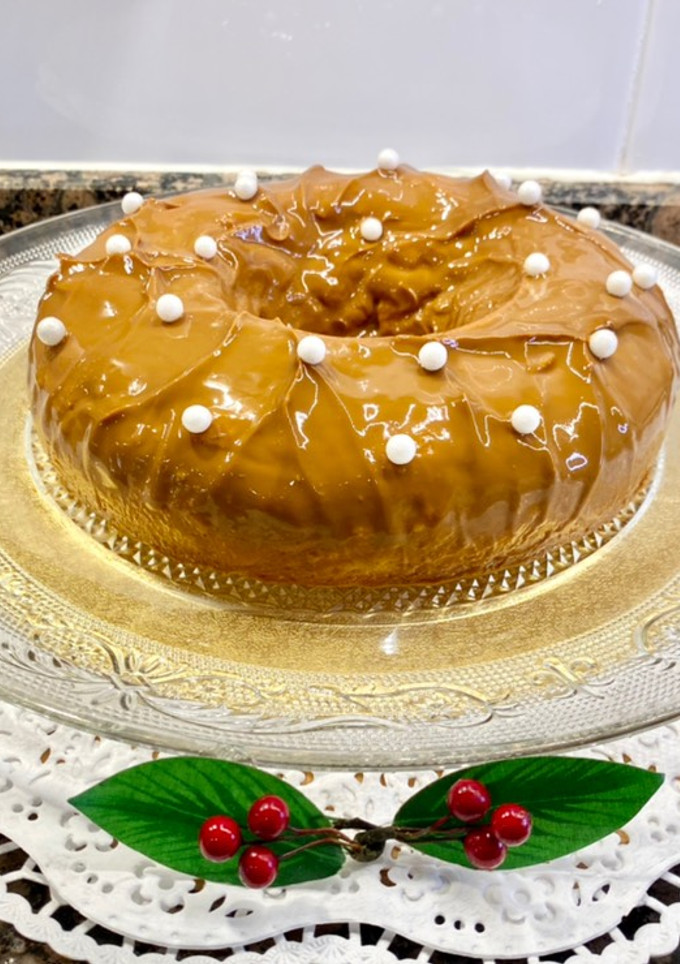Una foto de Pudín con dulce de leche “sin gluten”