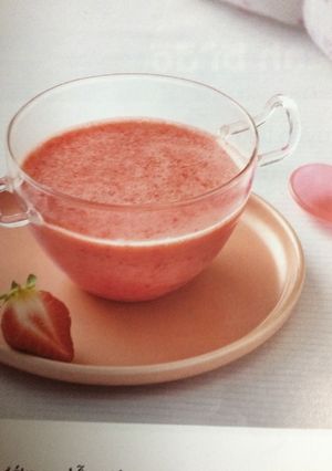 Hình của món Sinh tố dâu tây.