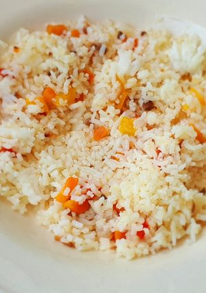 A picture of Vegetable rice.