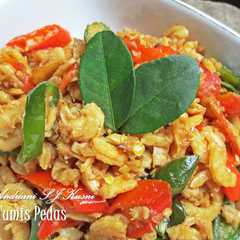 A picture of Ebi Tumis Pedas.