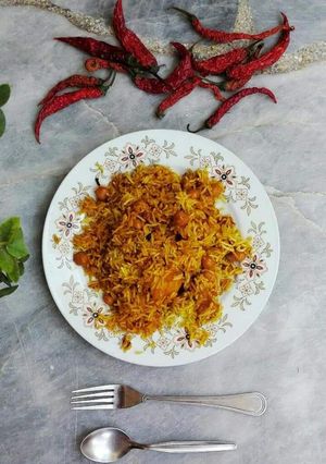 A picture of Chana Biryani.