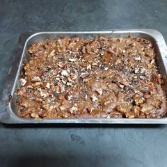 A picture of Gluten free Pecan Pie Brownie.