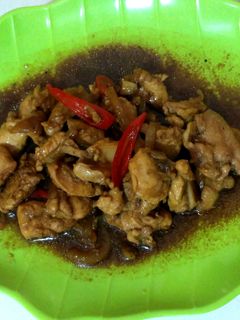 Foto resep Ayam Lada Hitam Simple