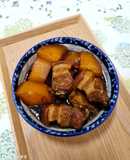 五花肉滷蘿蔔