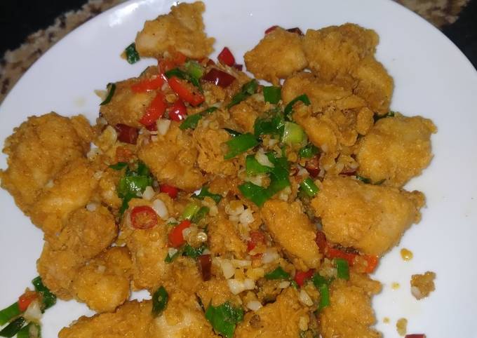 Chicken popcorn lada garam