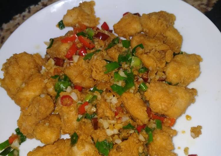 Resep Chicken popcorn lada garam Anti Gagal