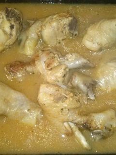 Una foto de Pollo al ajillo