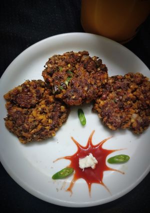 A picture of Green Moong Soya Kebabs.