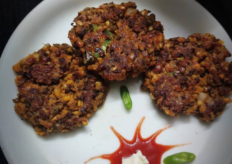 Green Moong Soya Kebabs