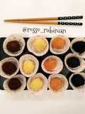 Dolci a quattro colori con riso glutinoso (SsamsekGyeongdan)