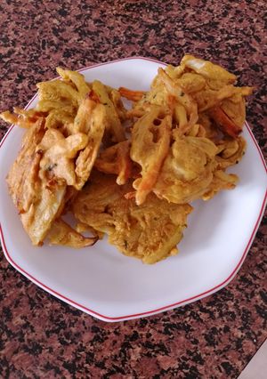 Una foto de Pakoras vegetales